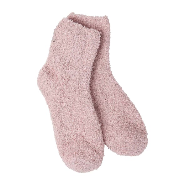 Adobe Rose Cozy Quarter with Grippers World's Softest Socks