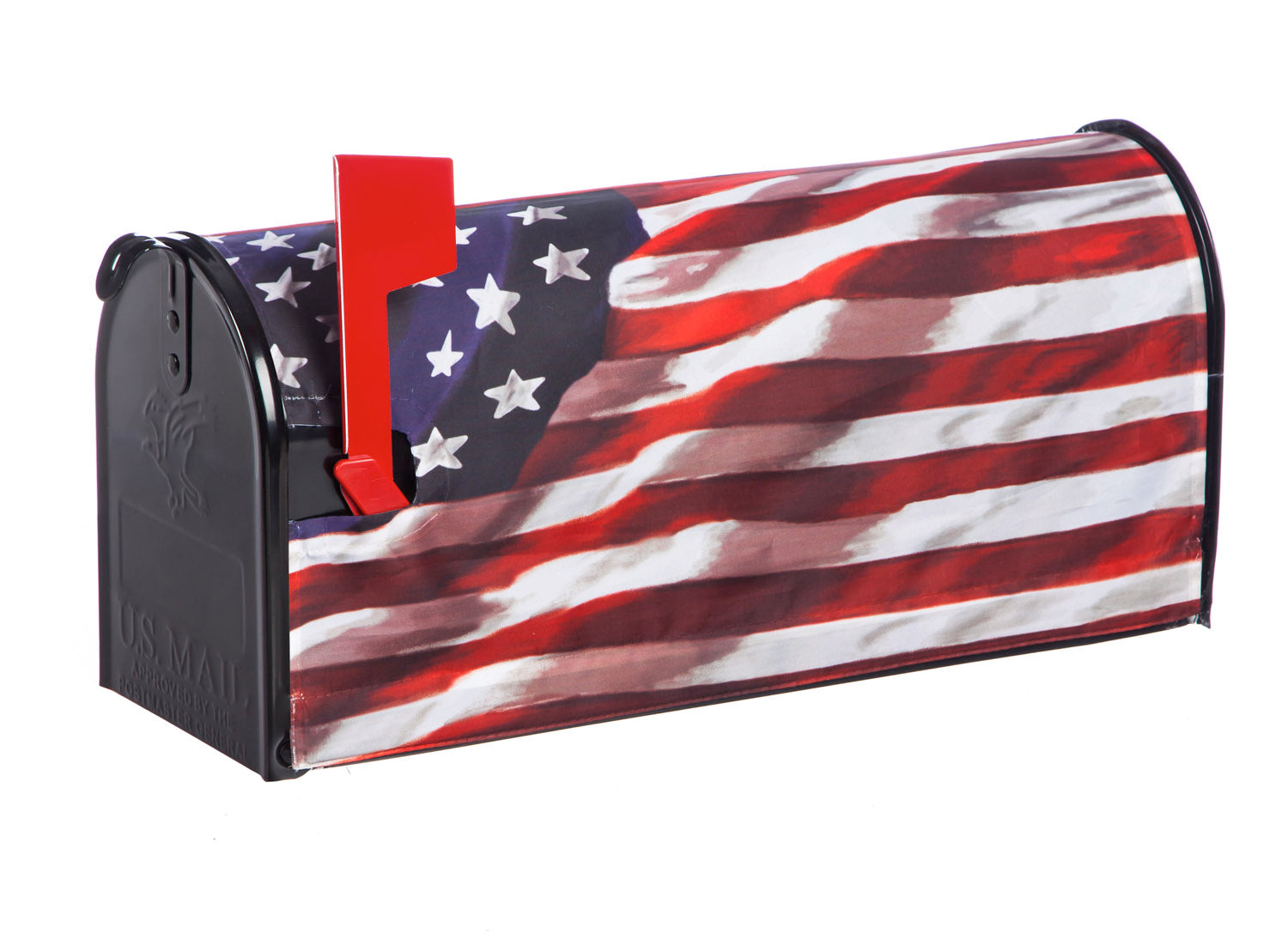 America in Motion Mailbox Cover