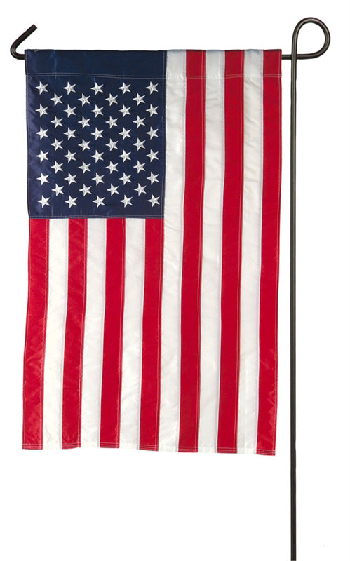 American Flag Garden Applique Flag