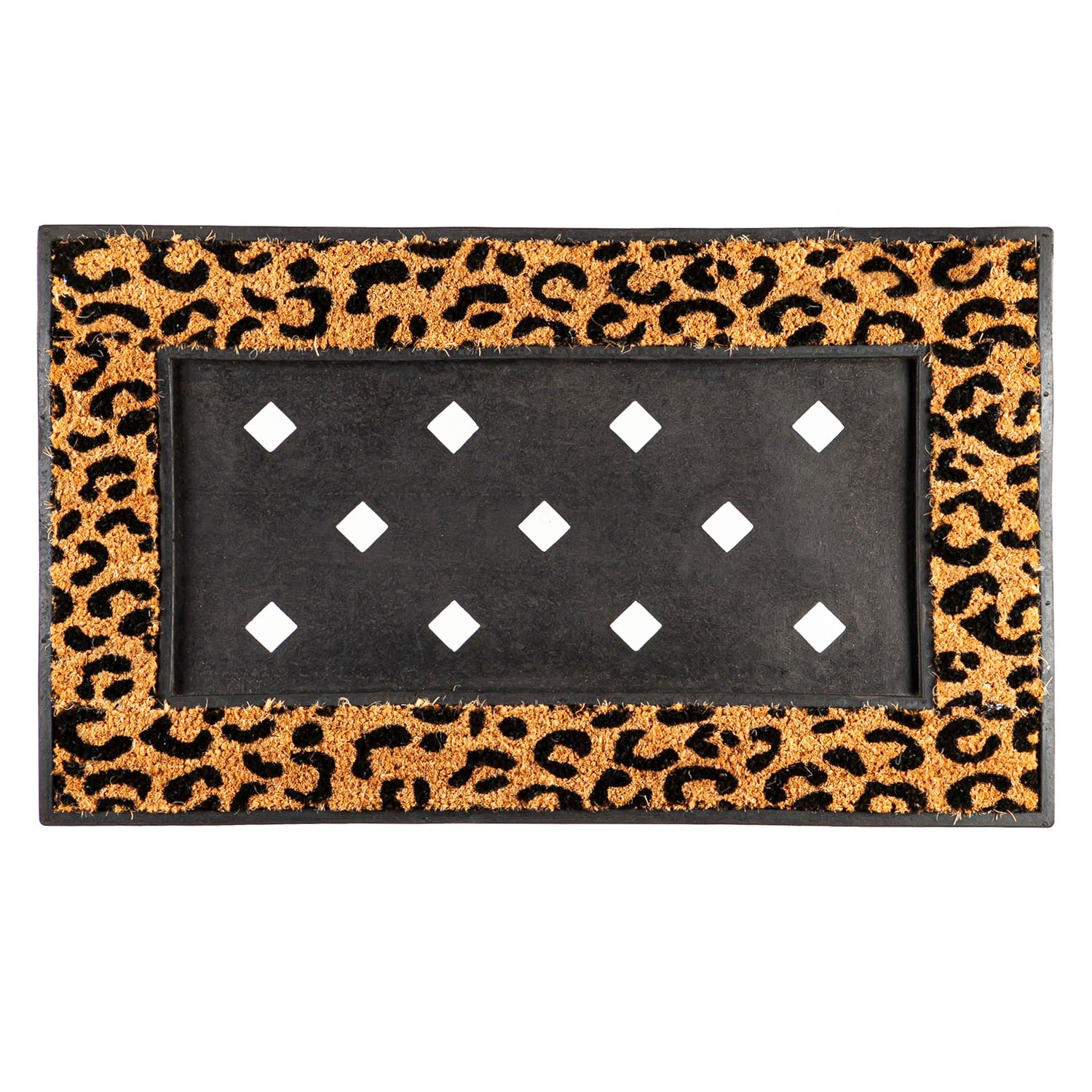 Animal Print Coir Sassafras Mat Tray