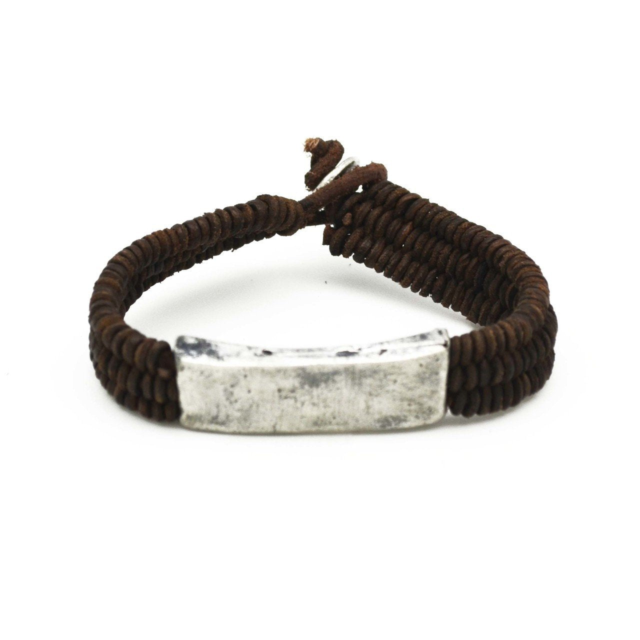 Anju Braid and Silver Men’s Bracelet