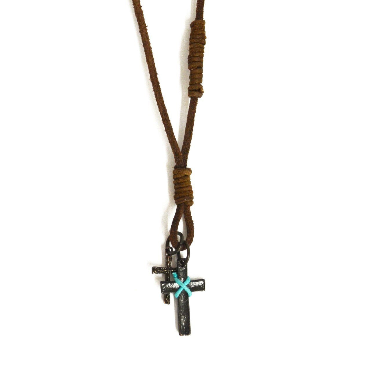 Anju Double Cross Necklace