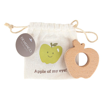 Apple Natural Wood Teether