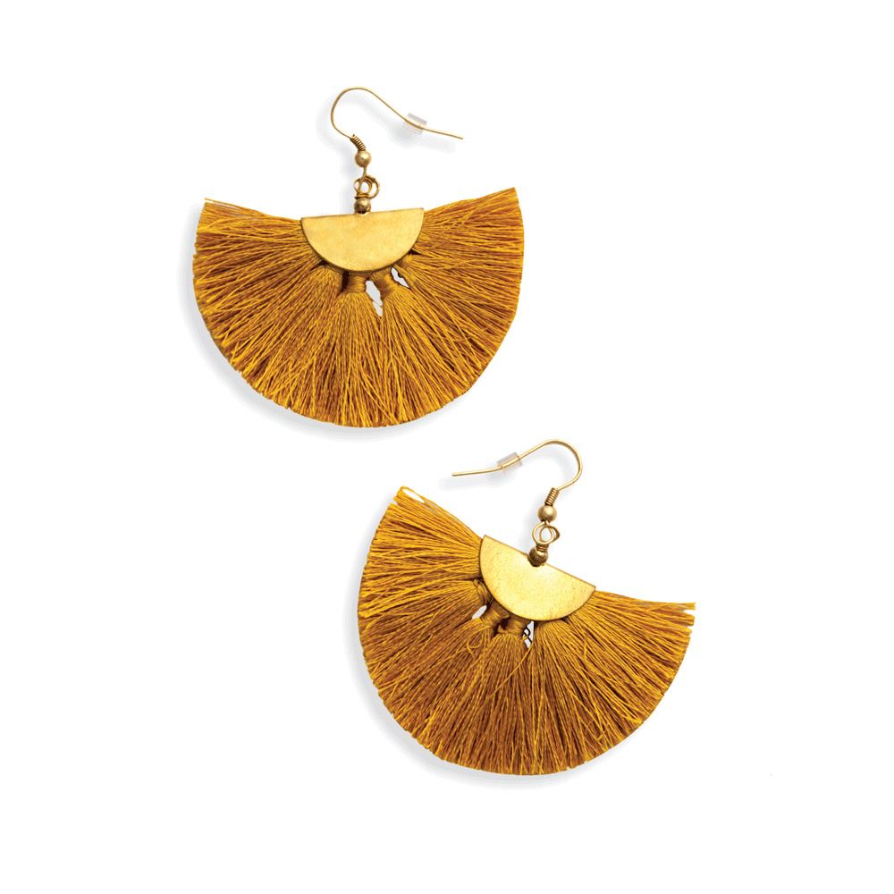 Autumn Breeze Myra Fringe Earrings