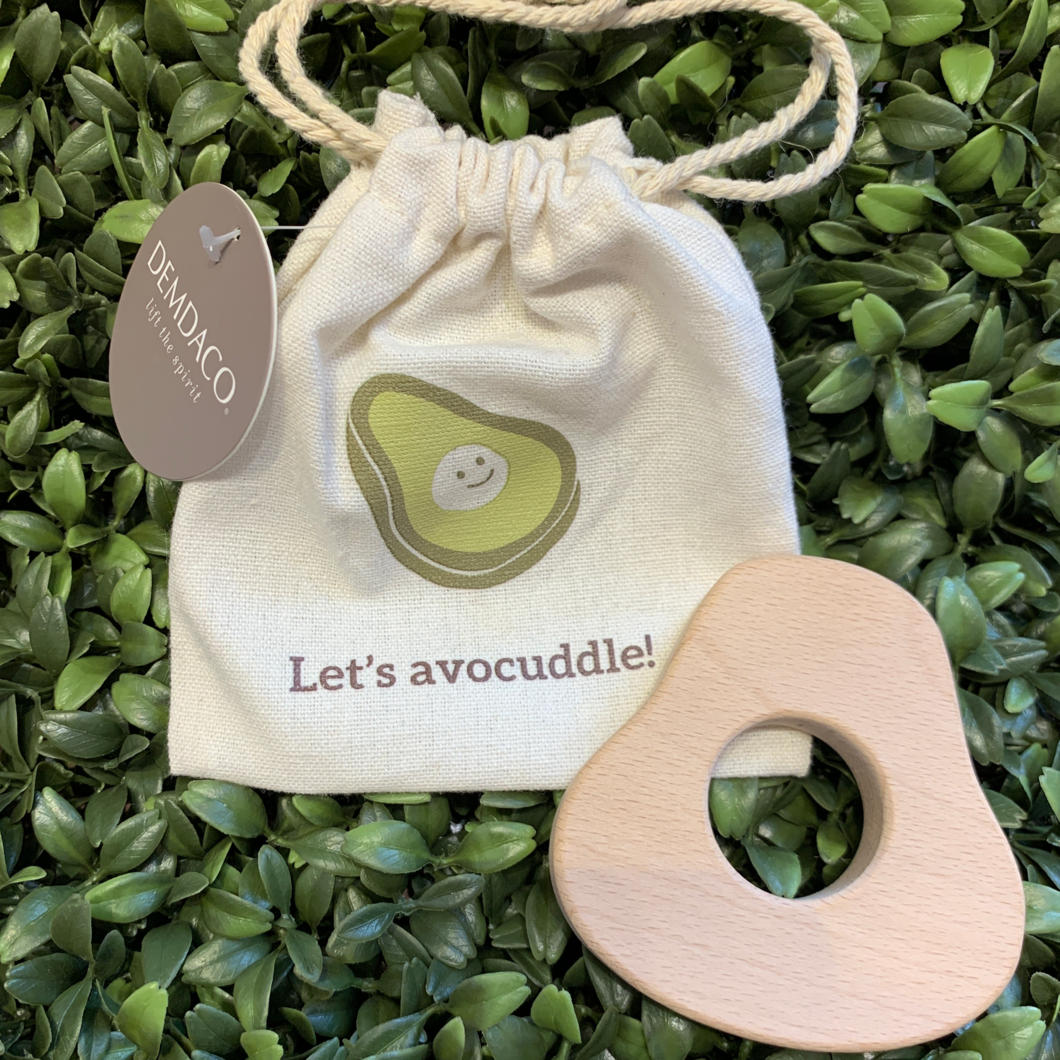 Avocado Natural Wood Teether