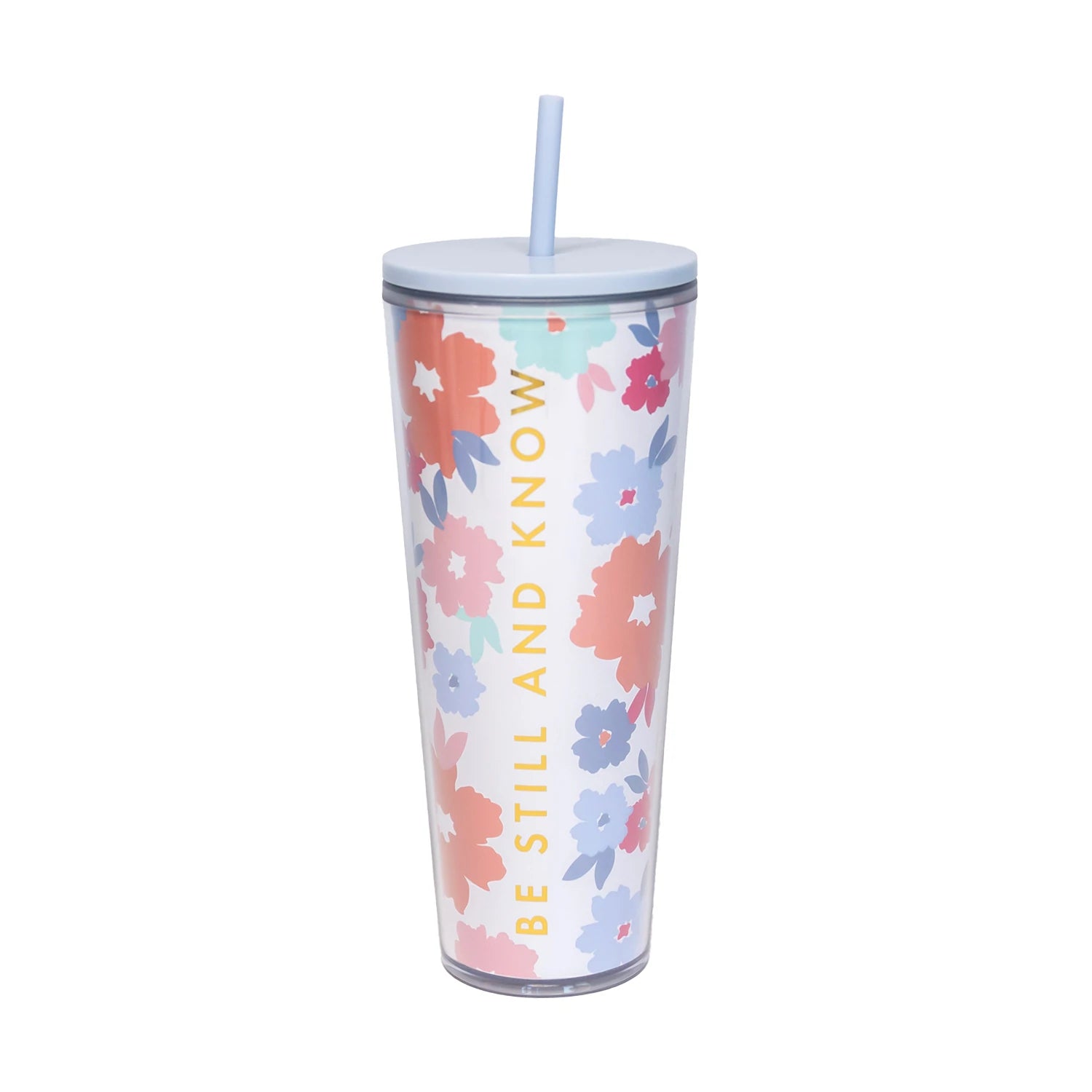 Be Still & Know Mary Square Straw Tumbler