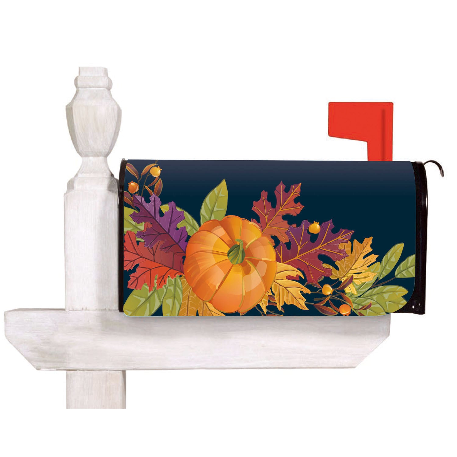 Be Thankful Pumpkins Mailbox Cover