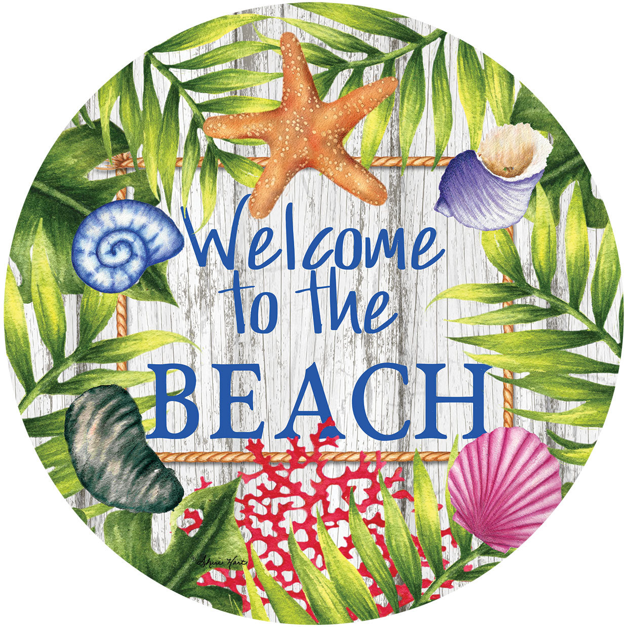 Beach Welcome Accent Magnet