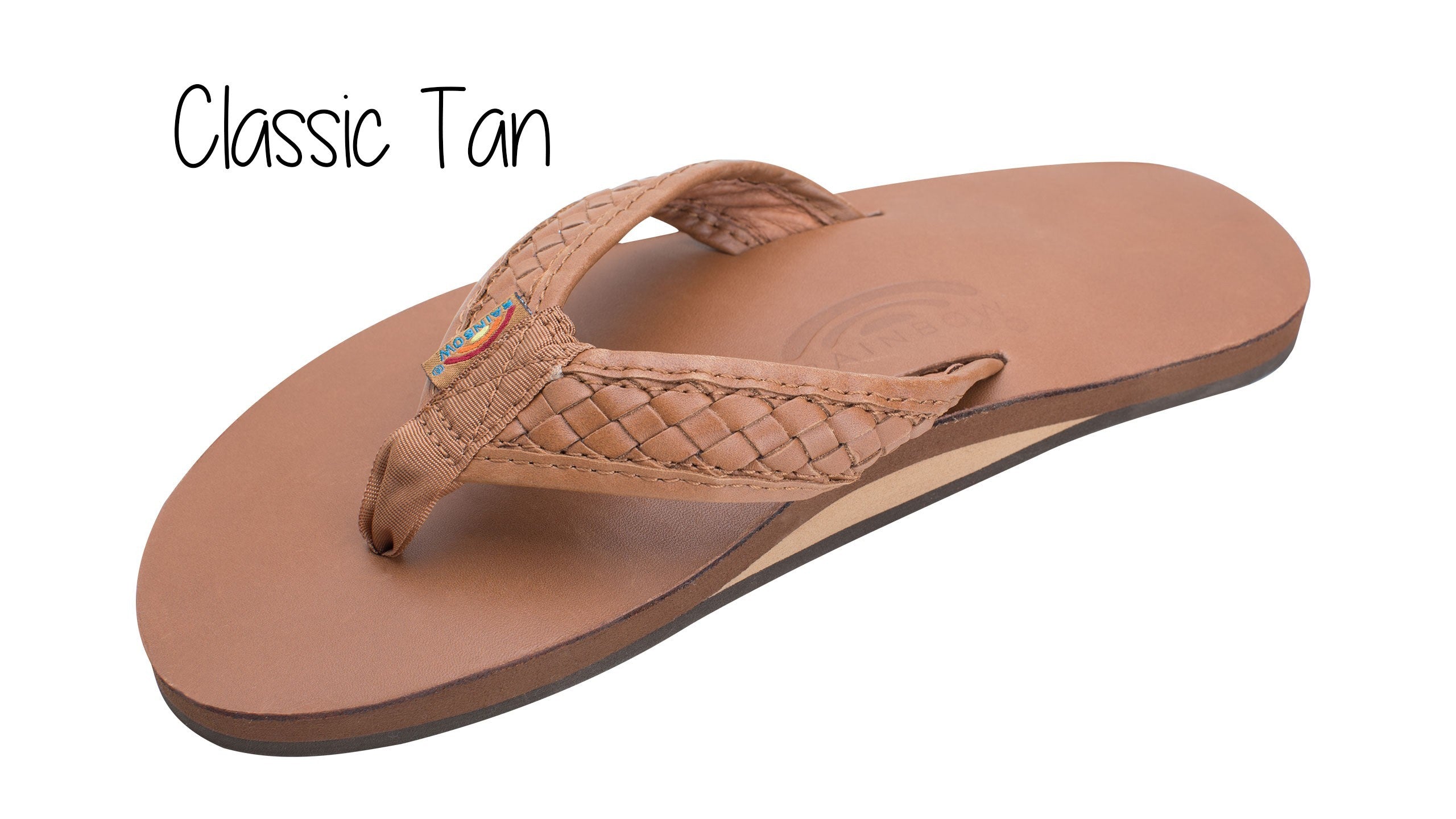 Bentley Men's Rainbow Sandals - Classic Tan