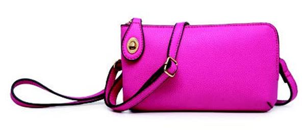 Berry Kendall Crossbody/Wristlet with Twist Lock Closure