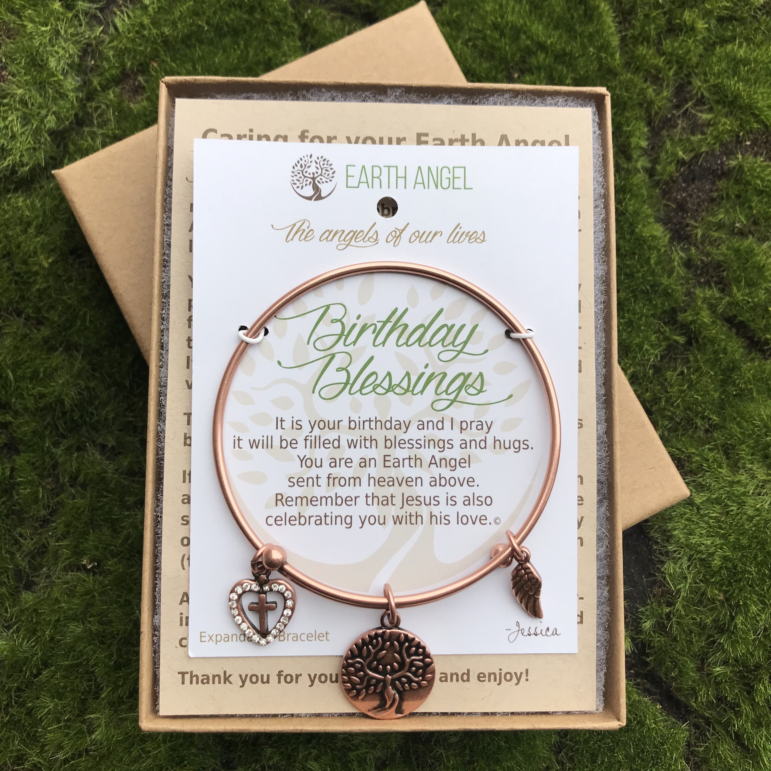 Birthday Blessing Earth Angel Bracelet