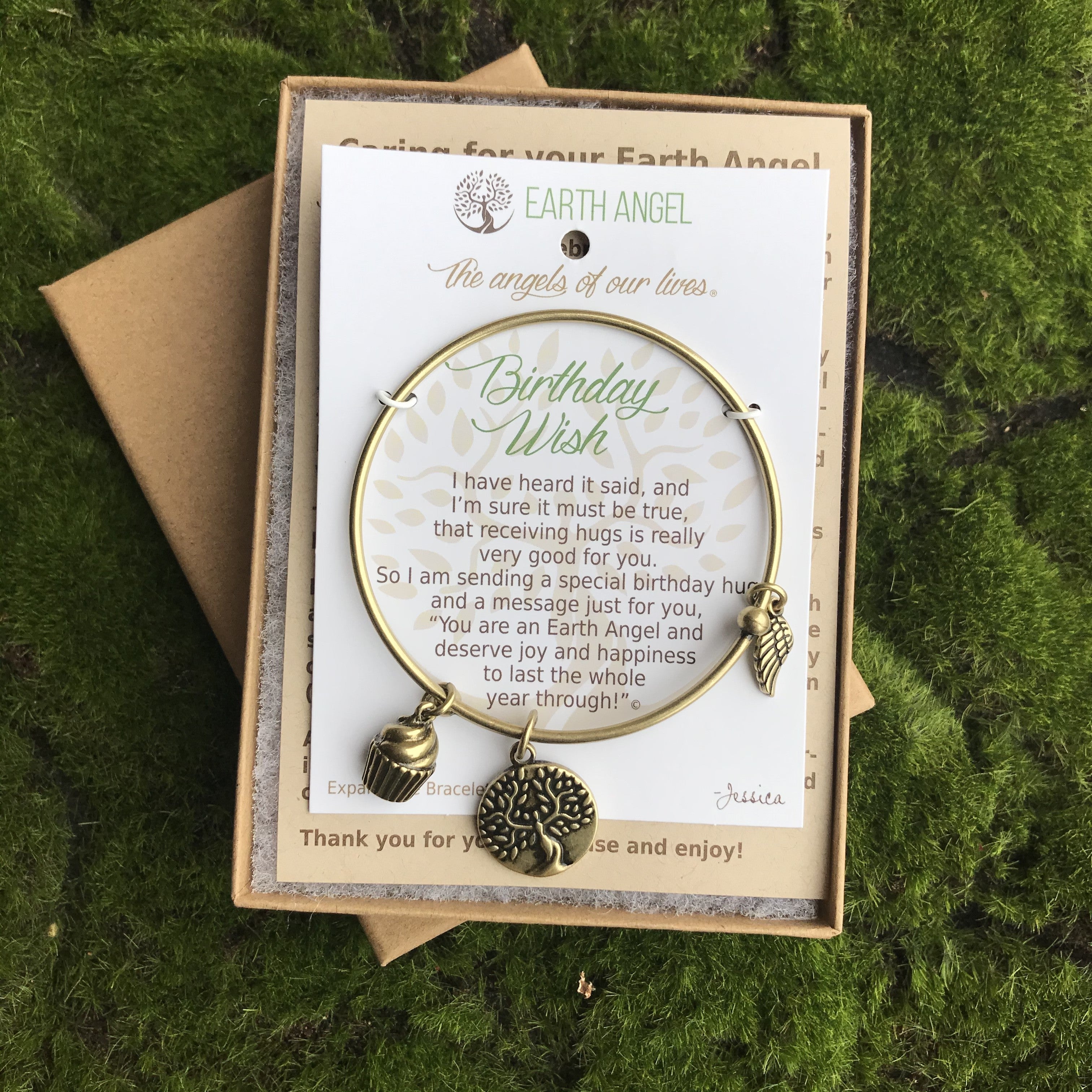 Birthday Wishes Earth Angel Bracelet