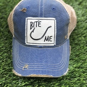 Bite Me Vintage Trucker Hat