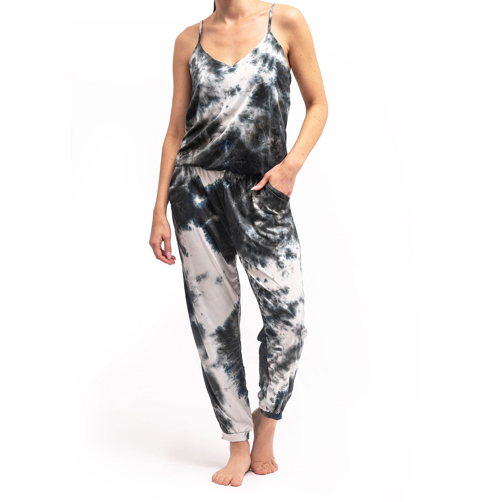 Black The Dyes The Limit Jumpsuit