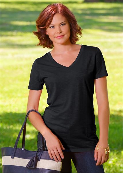 Black V-Neck TShirt