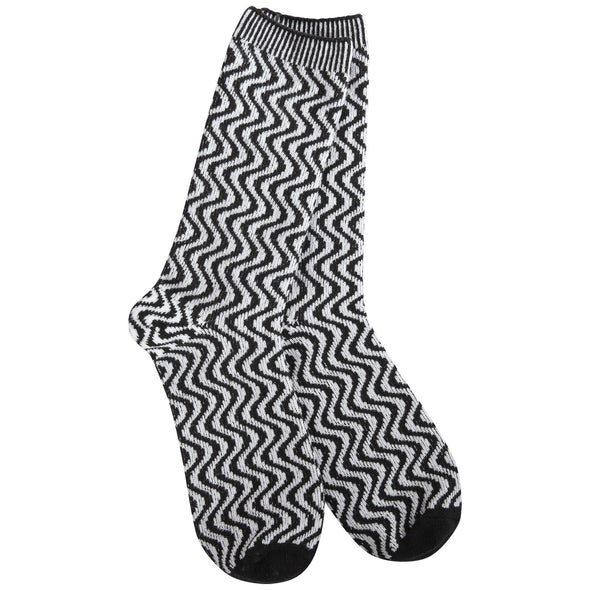 Black Weekend Gallery Swirl Crew World's Softest Socks