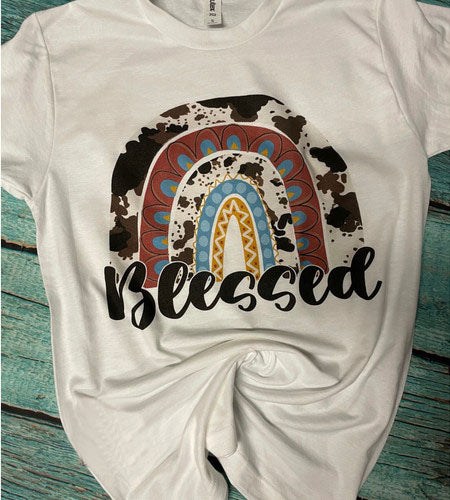 Blessed Cowhide Tee