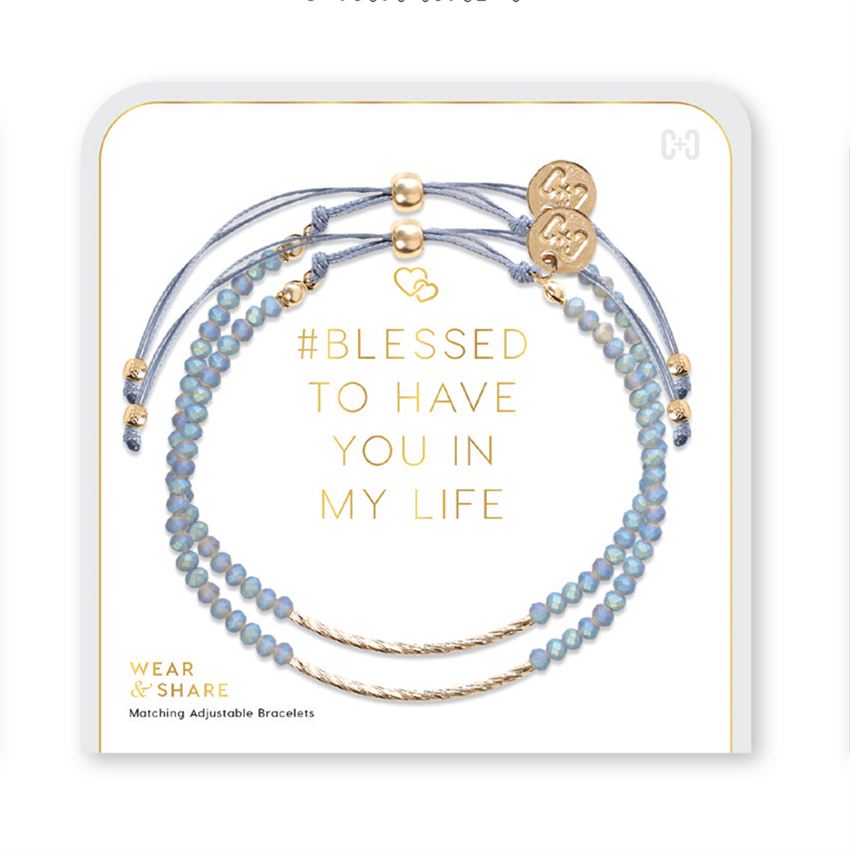 Blessed To Have You In My Life Wear + Share Bracelet Set