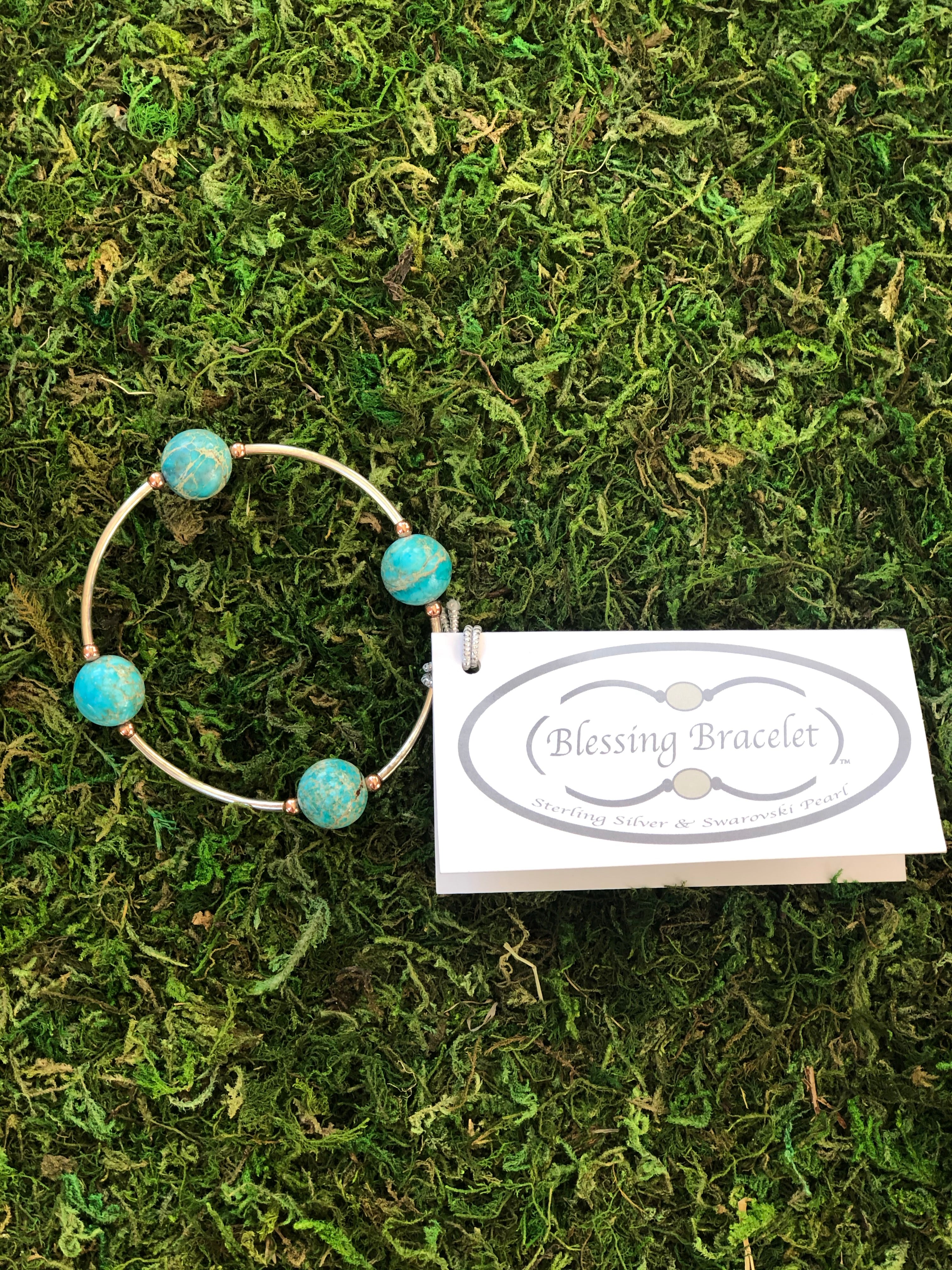 Blessing Bracelet - Blue Jasper