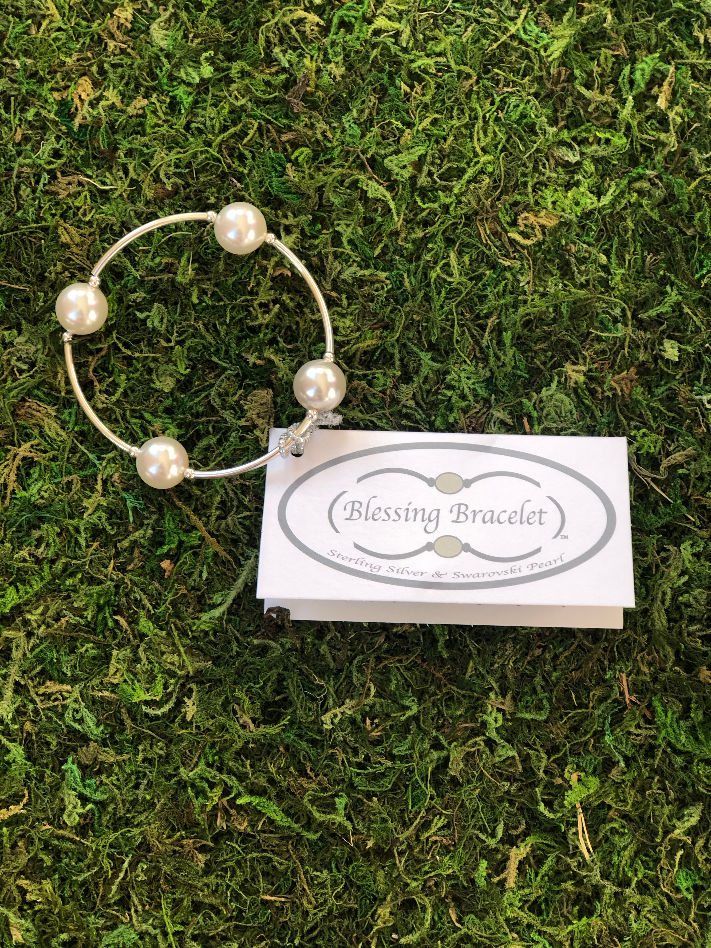 Blessing Bracelet - White Pearl