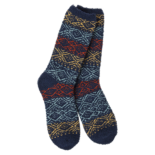 Blitz Navy Cozy Crew World's Softest Socks