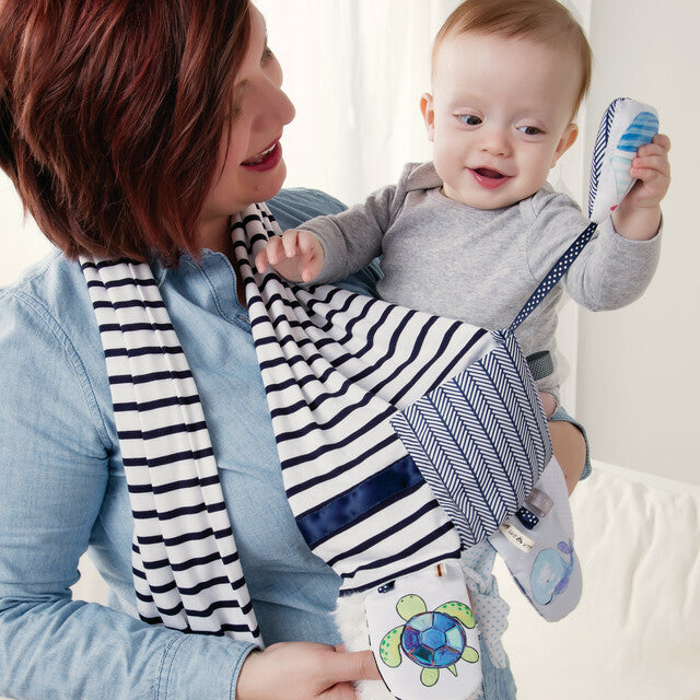 Blue Mommy & Me Activity Scarf