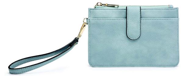 Blue Pearl Clutch/Crossbody Bag