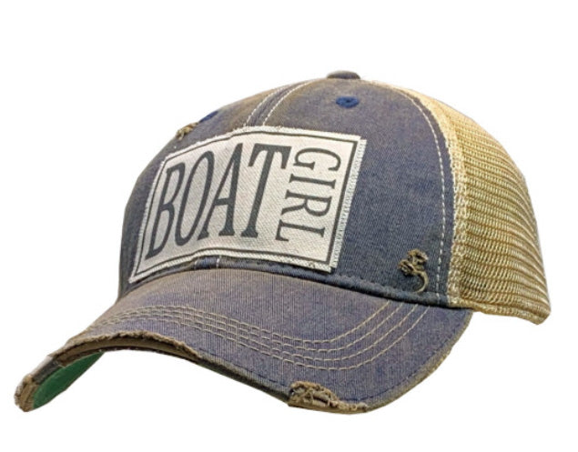 Boat Girl Vintage Trucker Hat