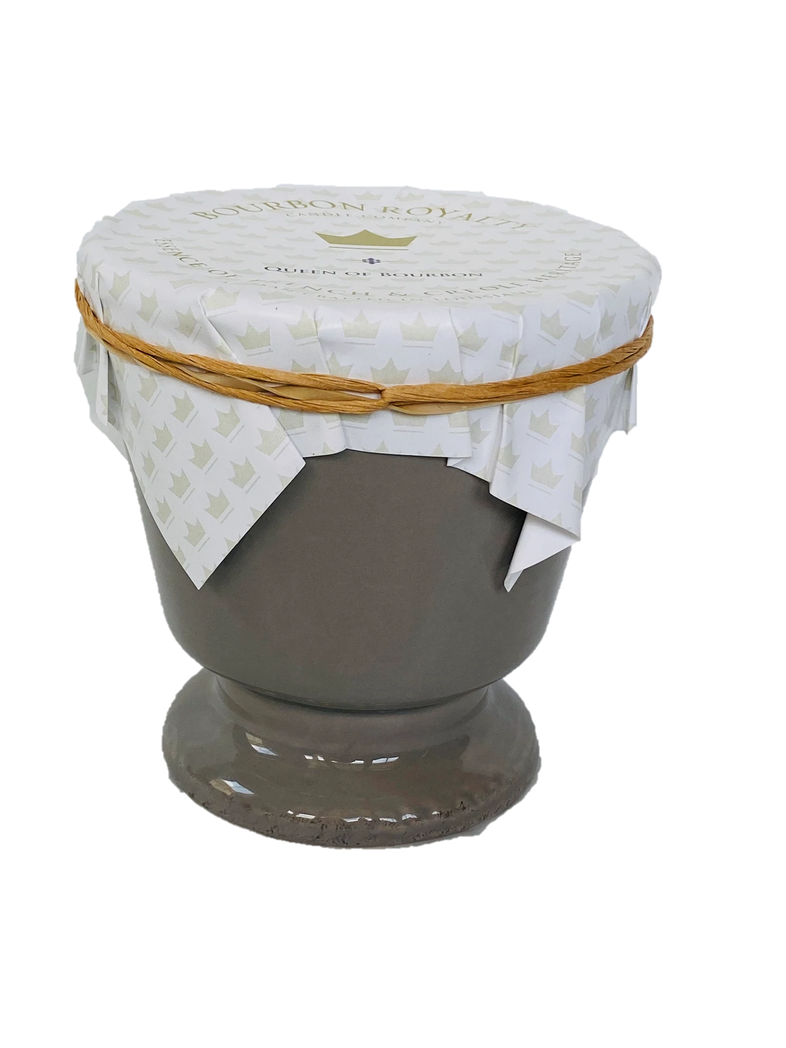 Bourbon Royalty White Linen 20 oz French Provincial Candle