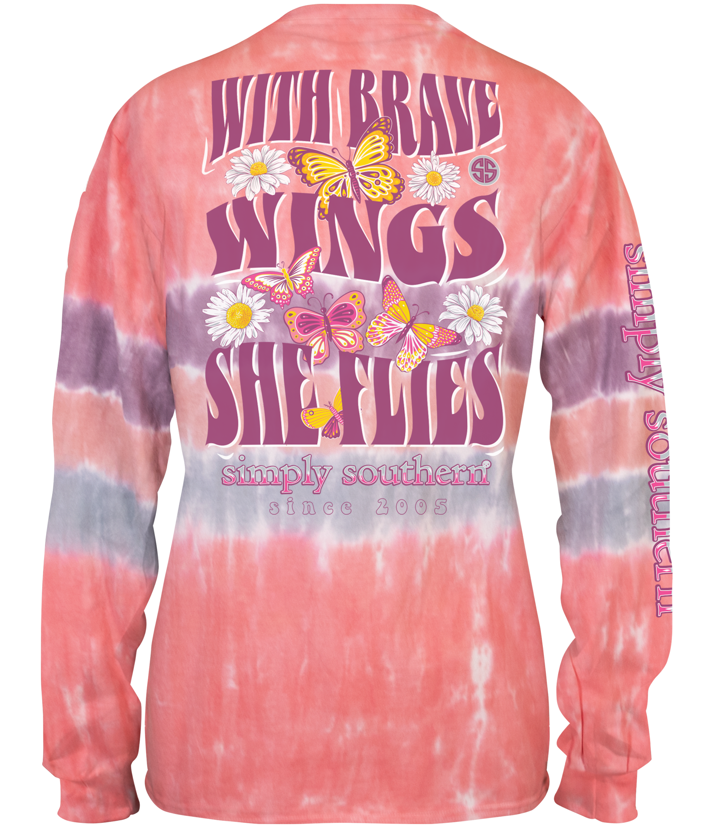 Brave Long Sleeve Simply Southern Tee