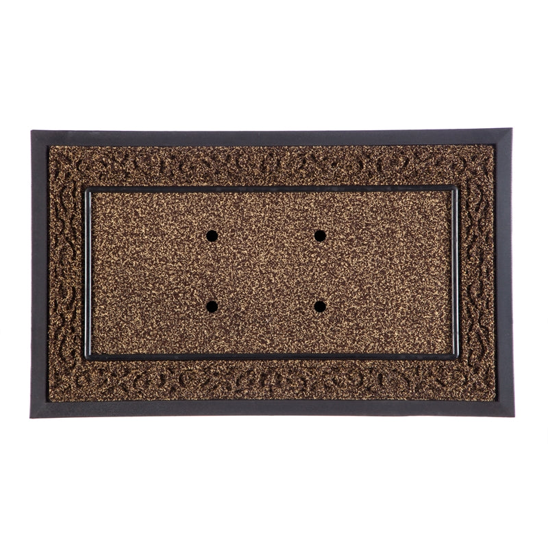 Brown Scroll Sassafras Mat Tray