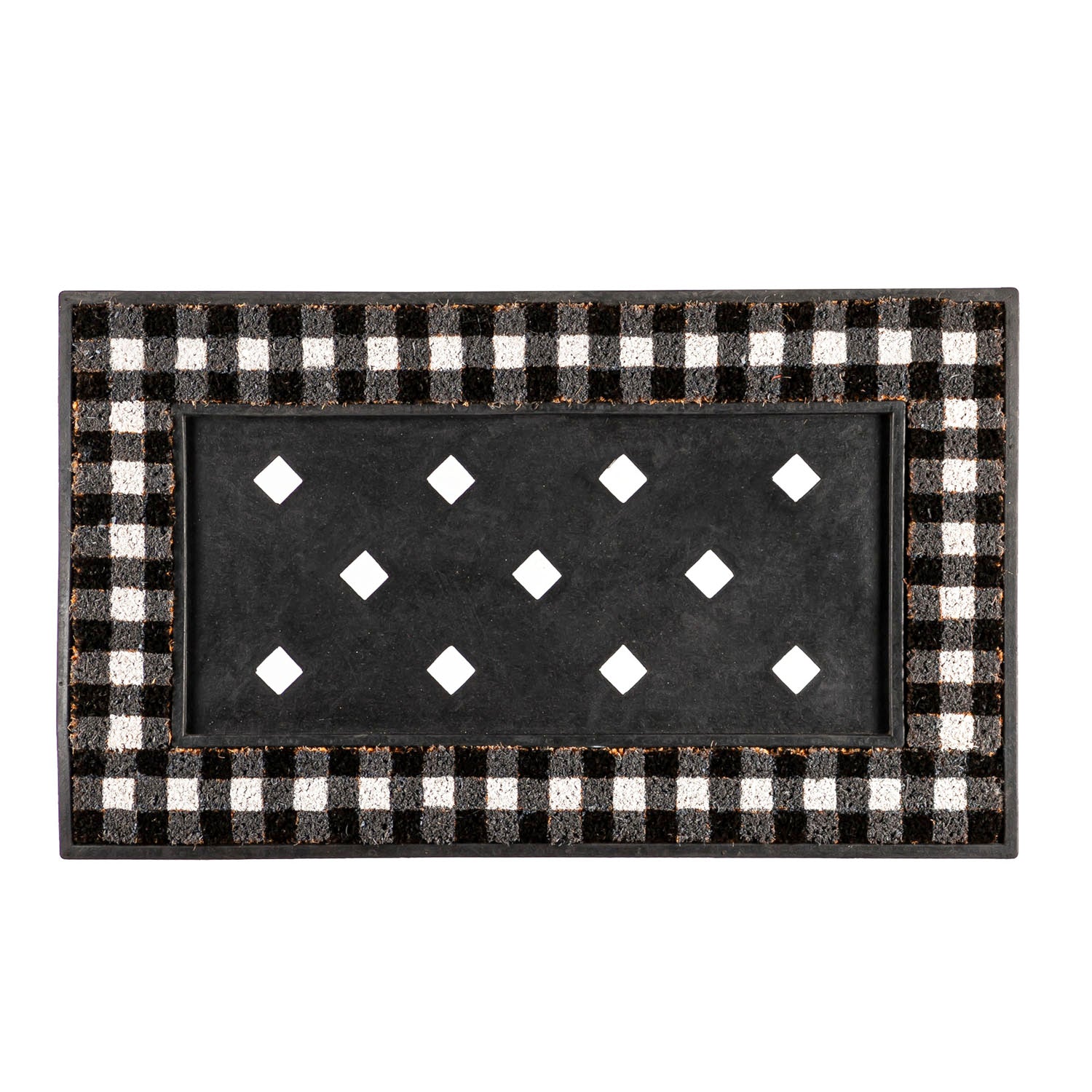 Buffalo Check Coir Sassafras Mat Tray