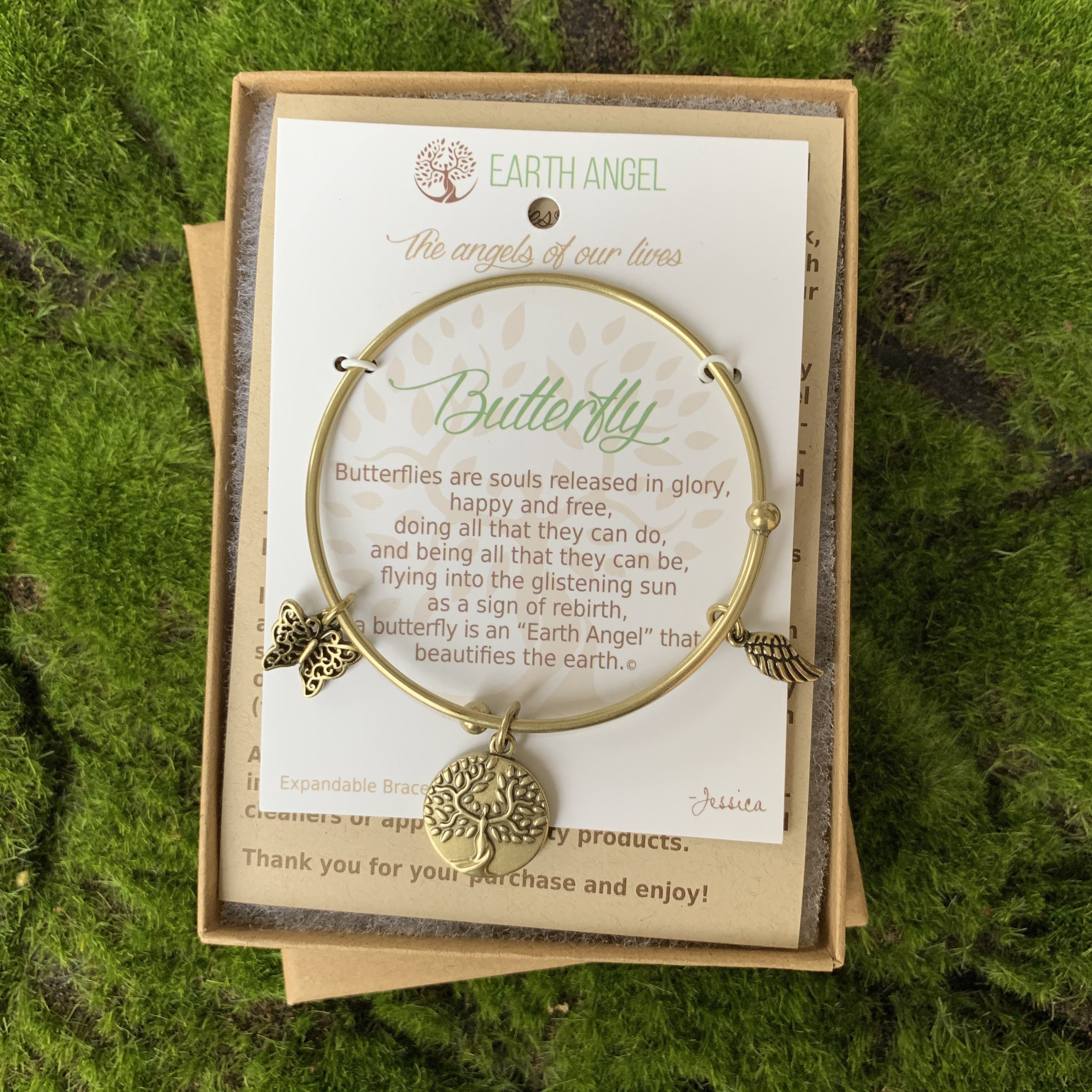 Butterfly Earth Angel Bracelet