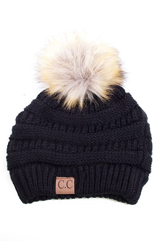 C.C. Pom Pom Beanie