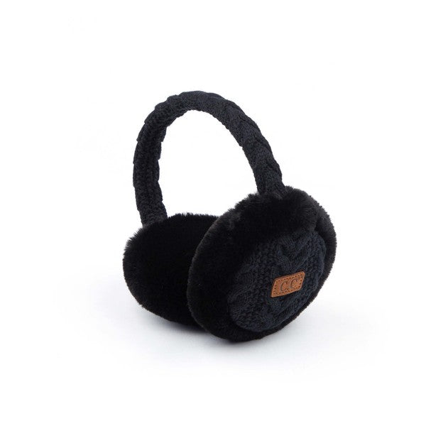 CC Cable Knit Earmuffs