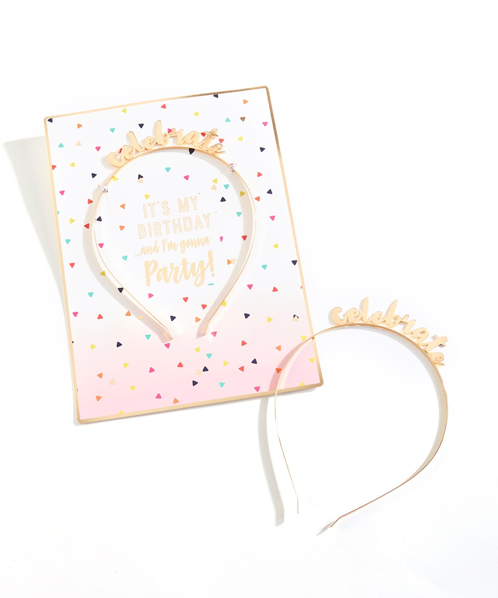 Celebrate Birthday Headband