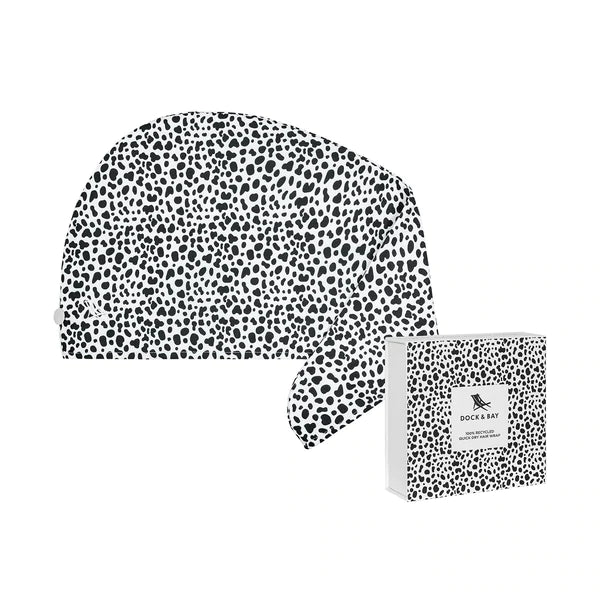 Charming Dalmation Animal Kingdom Dock & Bay Quick Dry Hair Wrap