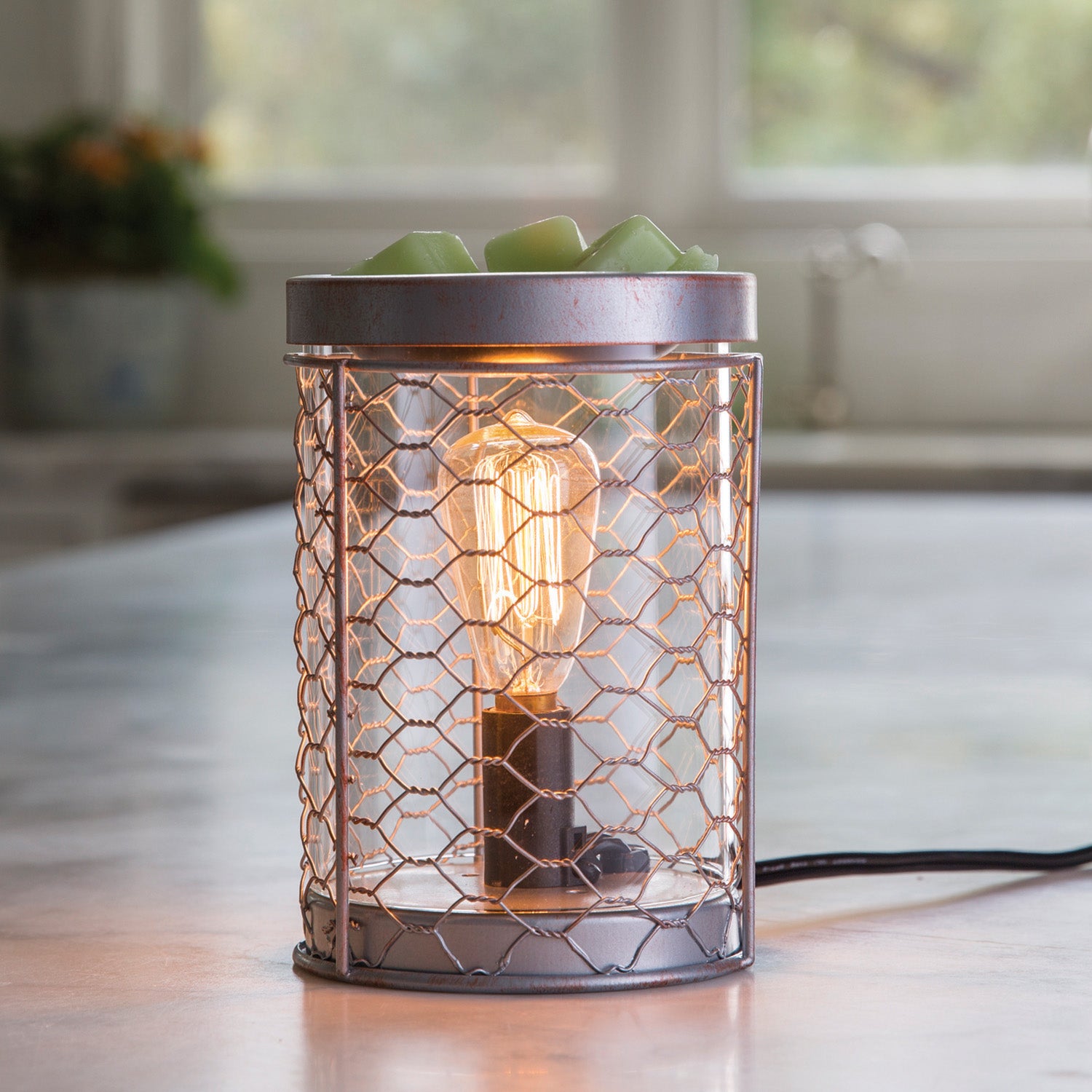 Chicken Wire Candle Warmer