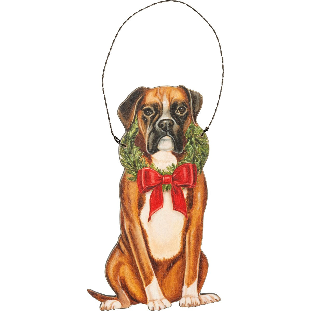 Christmas Boxer Ornament