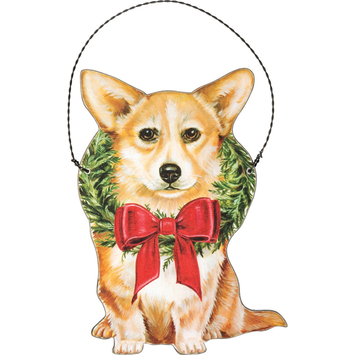 Christmas Corgi Ornament