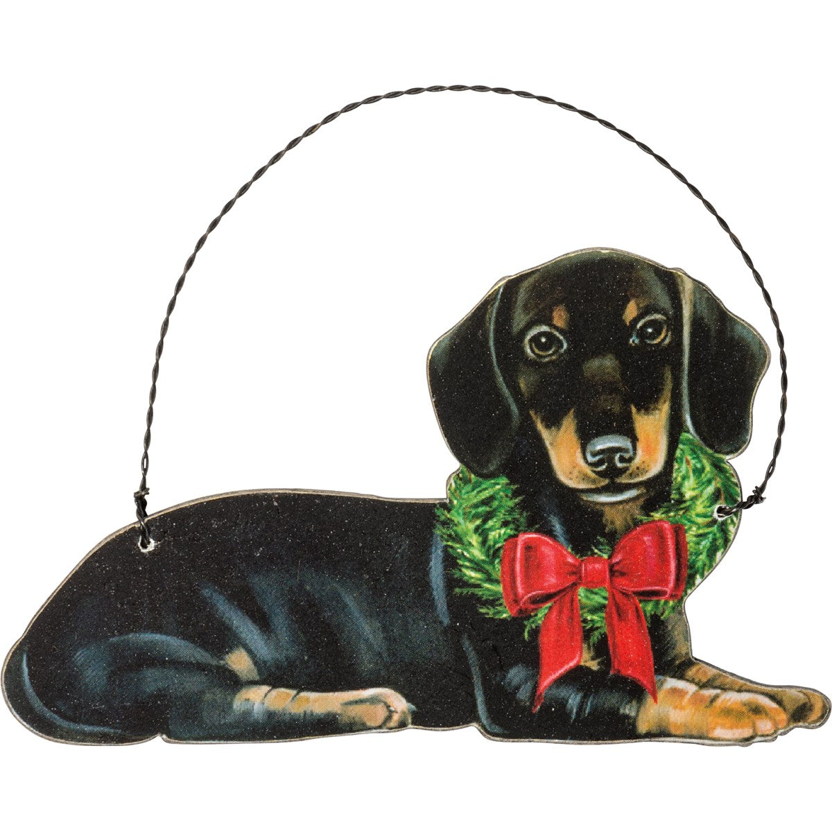 Christmas Dachshund Ornament