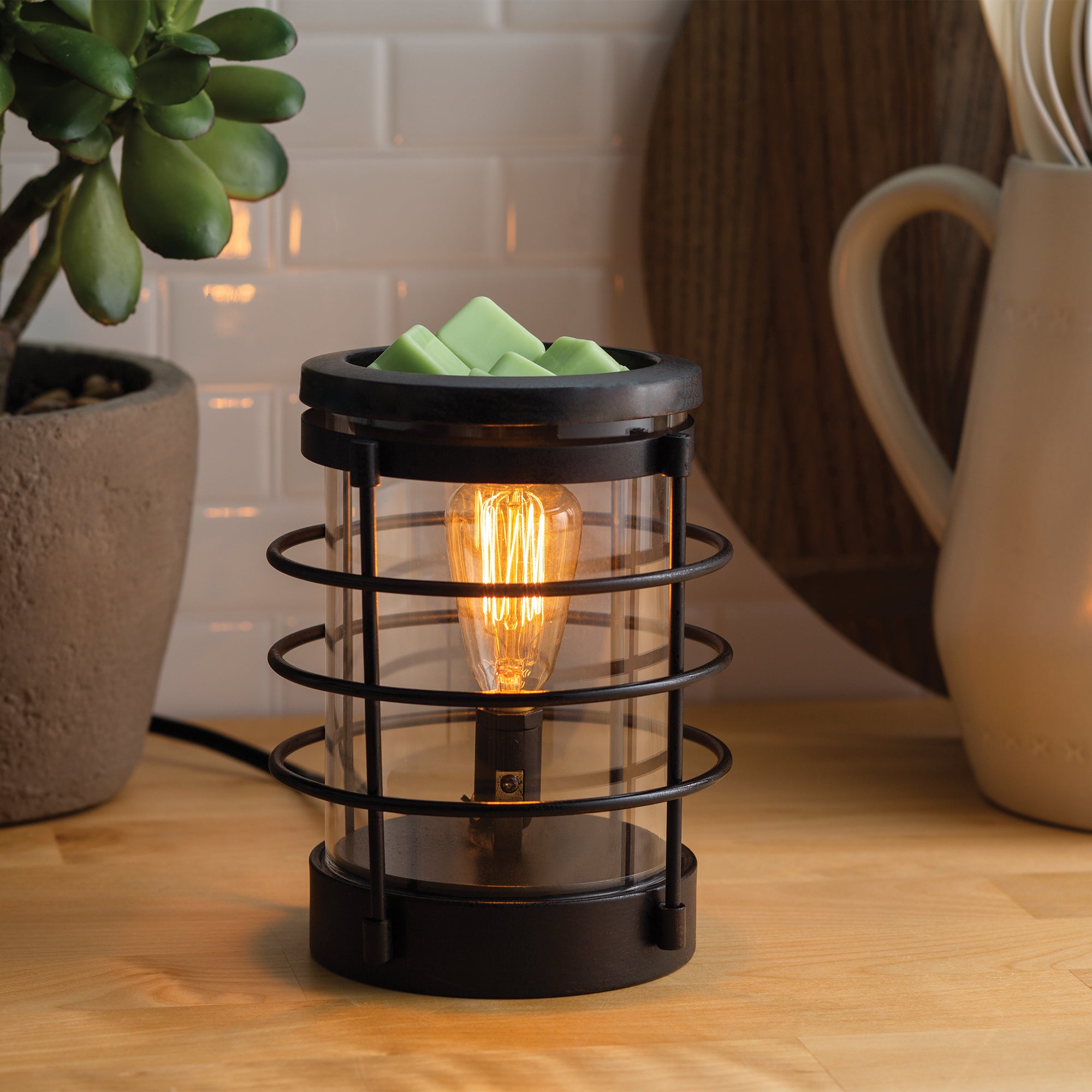 Coastal Edison Bulb Candle Warmer