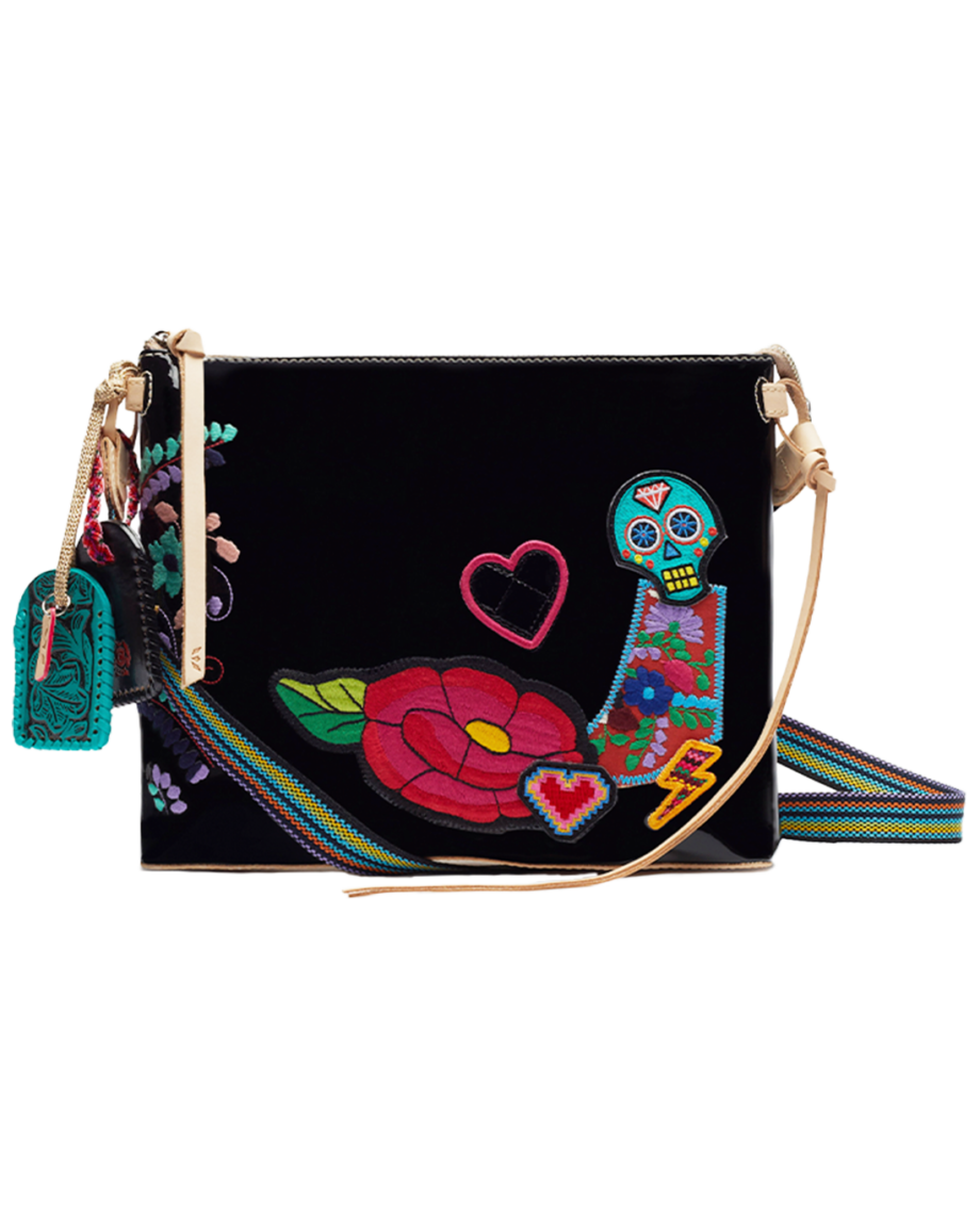 Consuela Poppy Black Downtown Crossbody