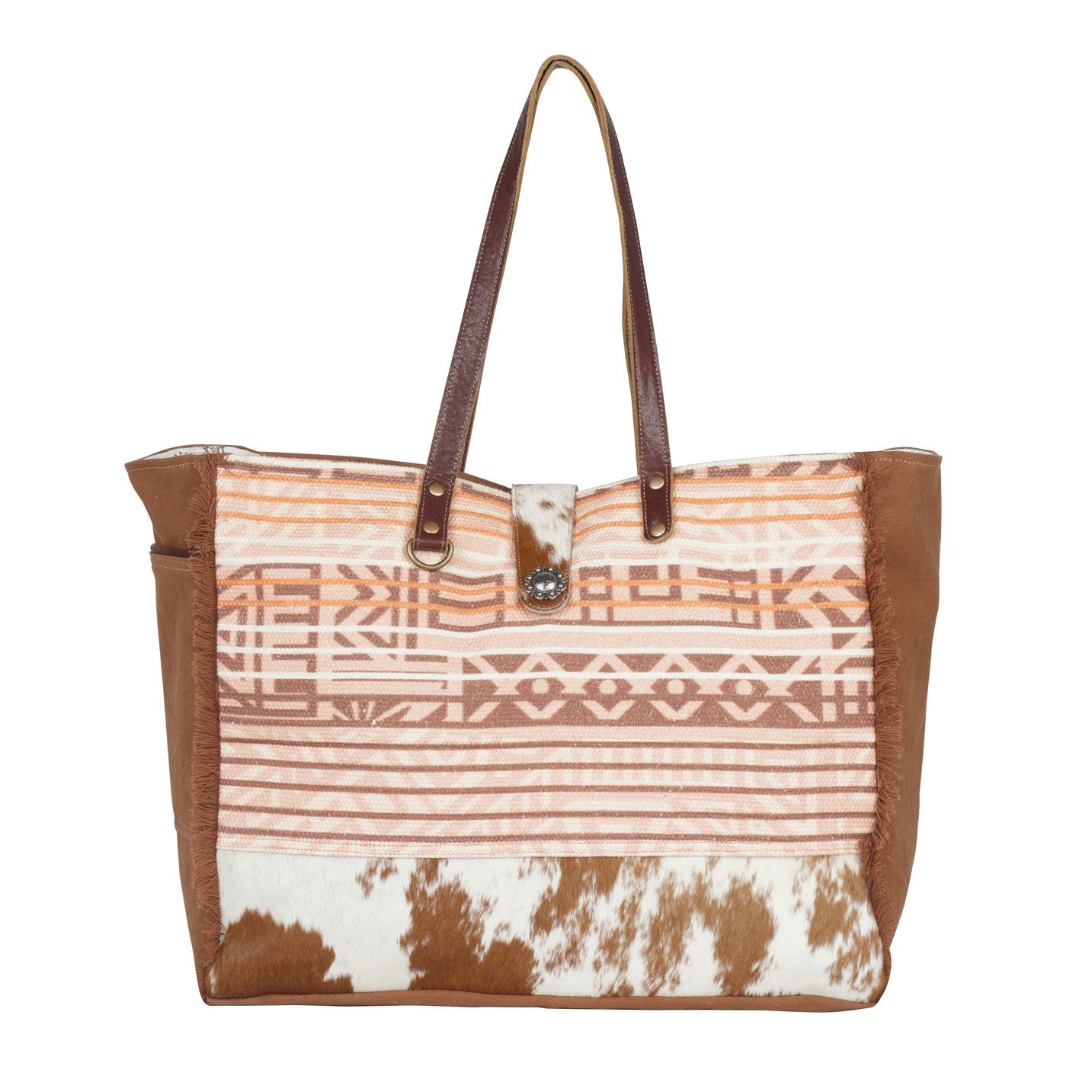 Coral Blossoms Weekender Myra Bag