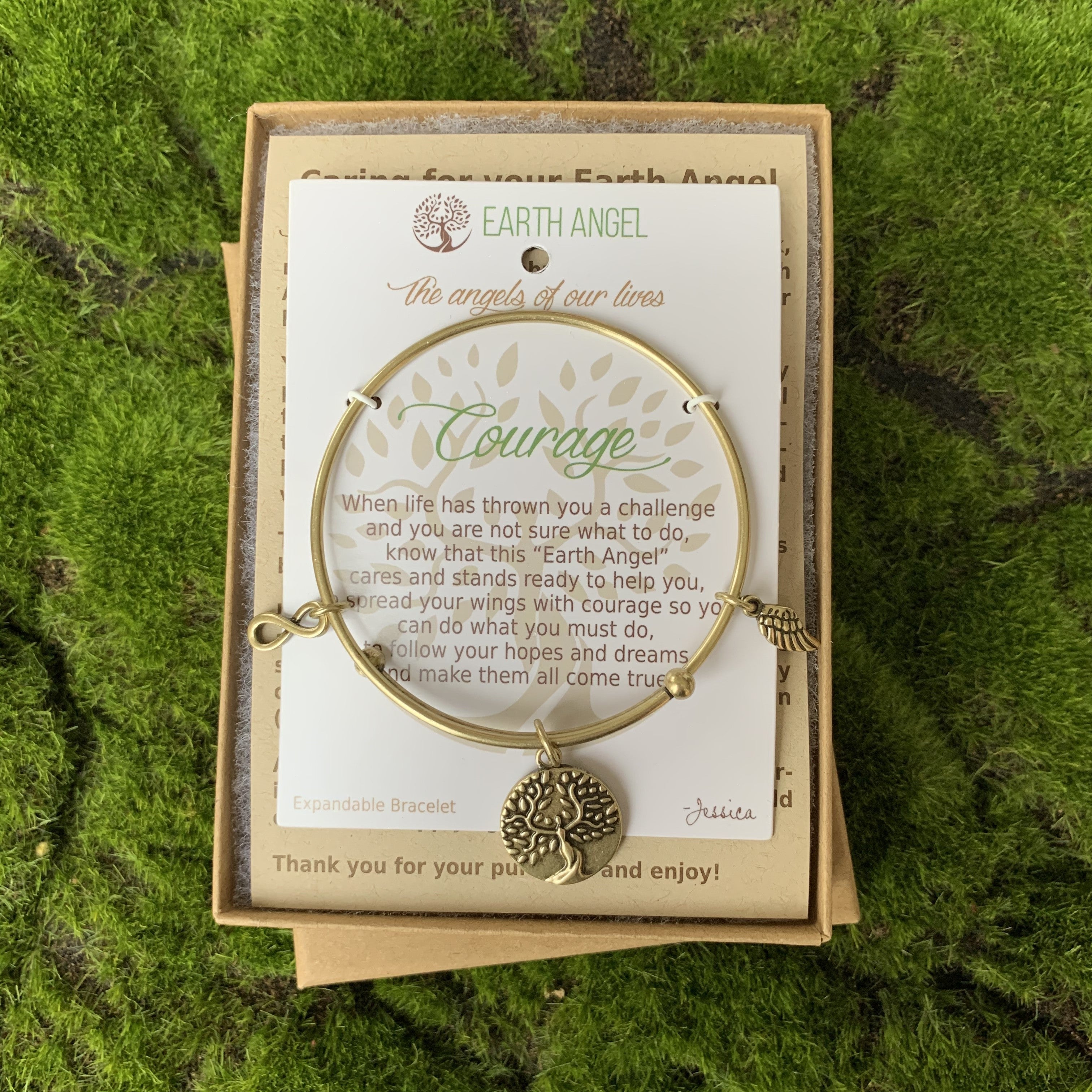 Courage Earth Angel Bracelet