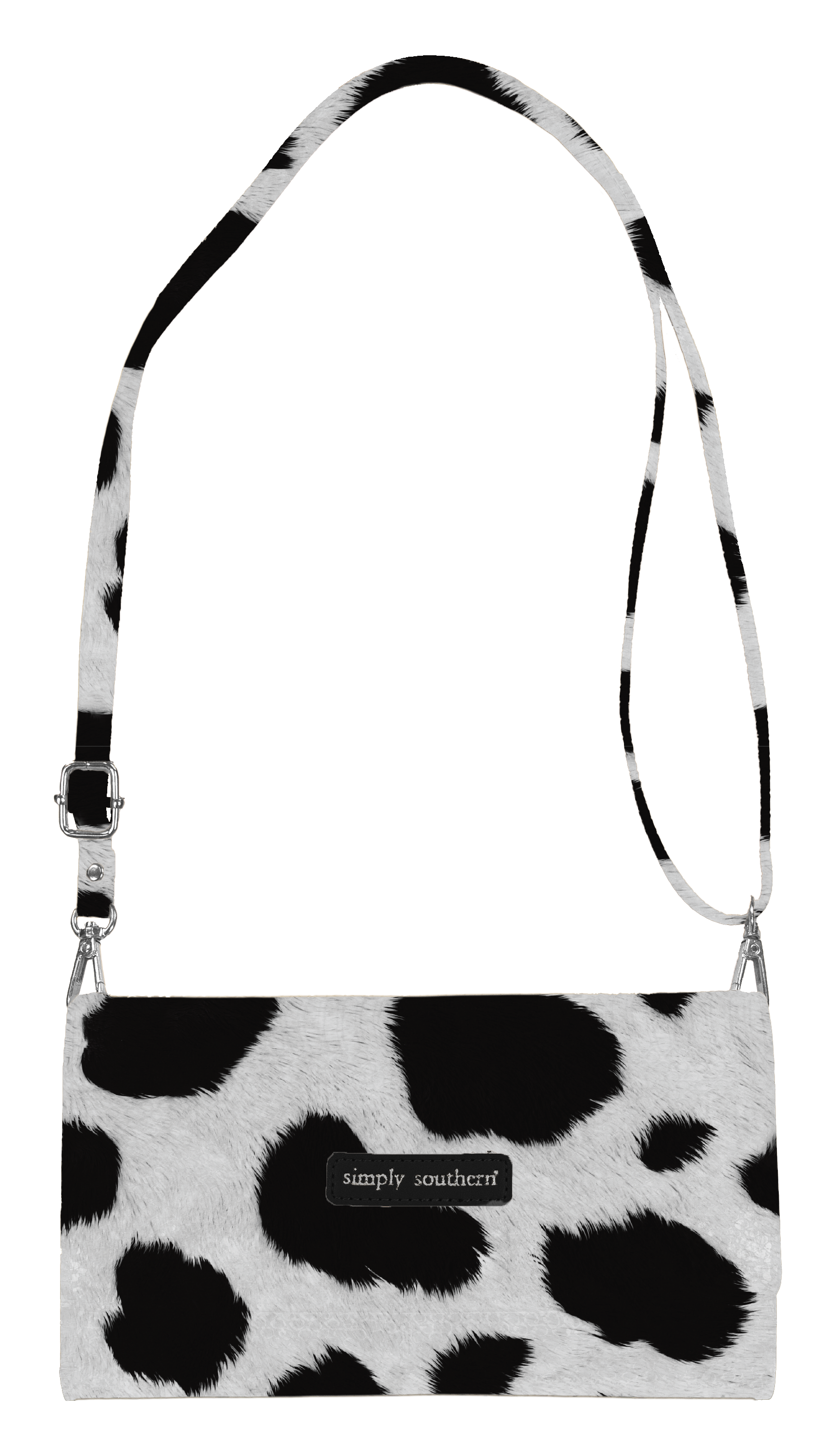 Cow Simply Southern Leather Phone Clutch