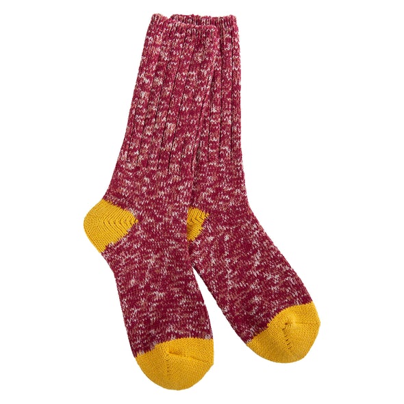 Cranberry Weekend Ragg Crew World's Softest Socks