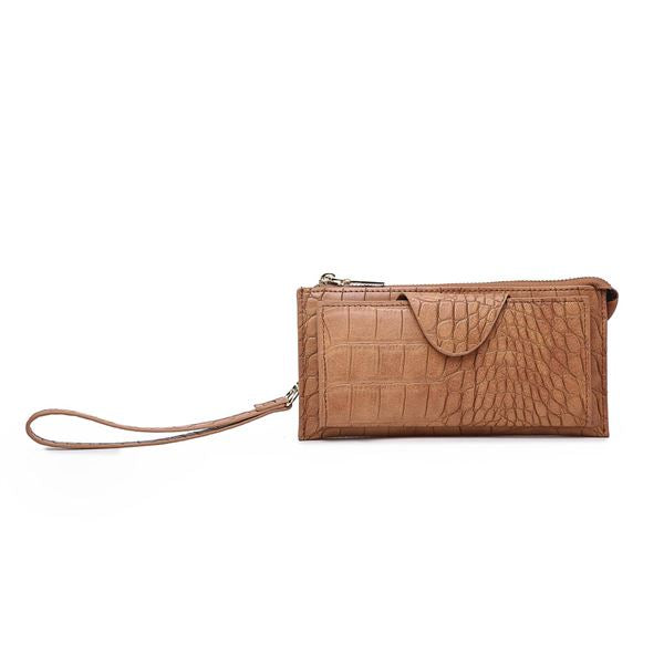 Croc Brown Kyla RFID Wallet