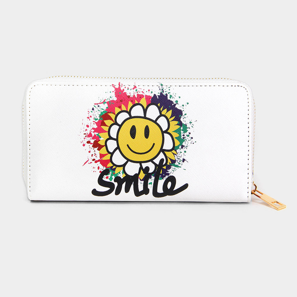 Daisy Smiley Face Wallet