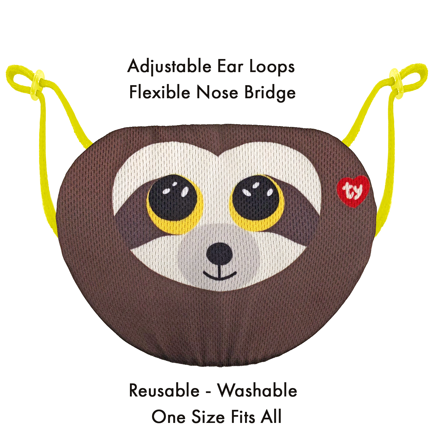 Dangler Brown Sloth Ty Mask